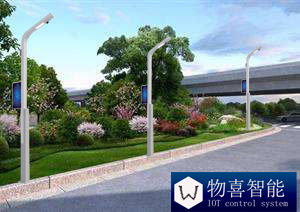 物喜智能路燈桿